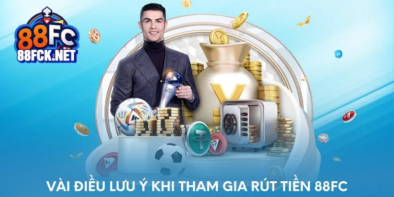 Vài điều lưu ý khi tham gia rút tiền tại 88FC